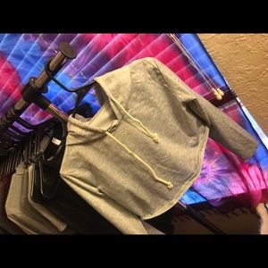 Cropped hoodie